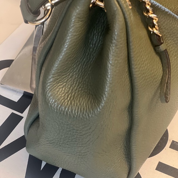NWOT Coach Mia Olive Green Leather Shoulder Bag - Picture 4 of 5